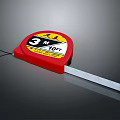 Tape ruler iron tape measure tool measuring tool 3d model