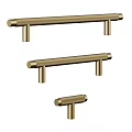 Bathroom Cabinet Frame With Modern Brass Handles And Elegant Design Details