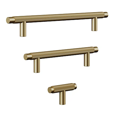 Bathroom Cabinet Frame With Modern Brass Handles And Elegant Design Details 3d model