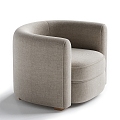 PIERRE FREY Fabric Armchair 3d model