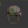 Modern Military Tactical Helmet For Combat Weapon Gear With Camouflage Pattern