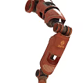 Smart Machine Red Industrial Robotic Limb Featuring DFLY Logo And Mechanical Design 3d model