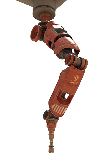 Modern mechanical arm equipment mechanical arm 3d model