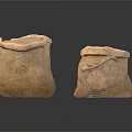 Four Handmade Ceramic Containers As Household Items With Natural Textured Design