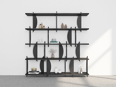 Bookshelf Ornaments Bookshelf Decorative Storage Rack Decorative Rack Bookshelf Shelf model