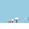 Modern City Sculpture Mushroom 3d model