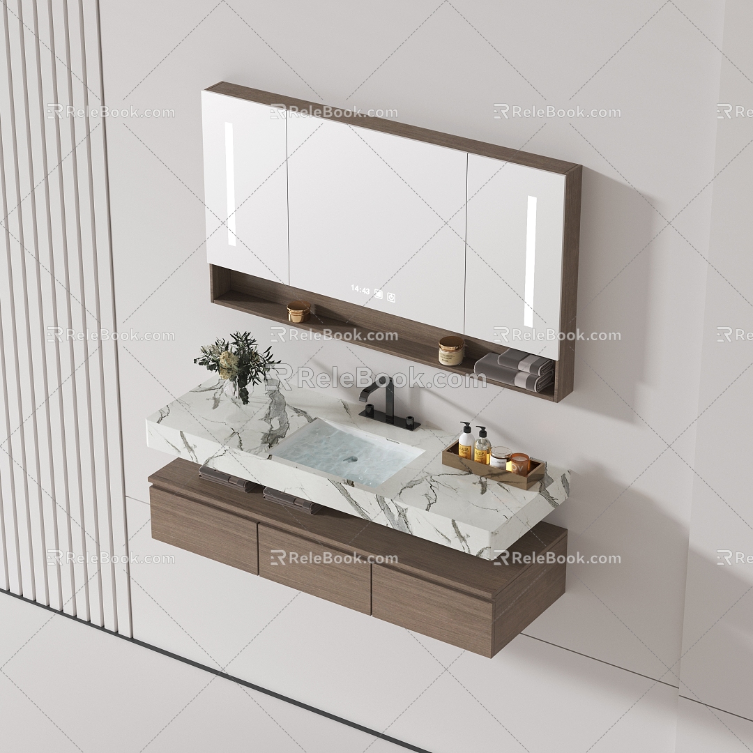 Bathroom basin model