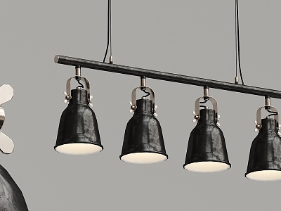 Industrial LOFT chandelier multi-head chandelier model