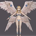 Second Dimension Angel Beauty Bikini suit Angela bikini Comic Character 2014248547 3d model