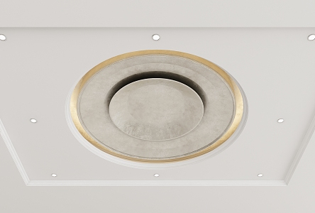 European-style ceiling 3d model