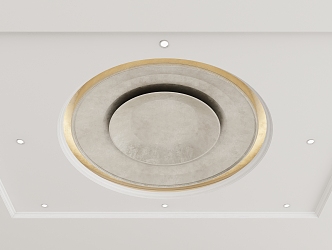 European-style ceiling 3d model