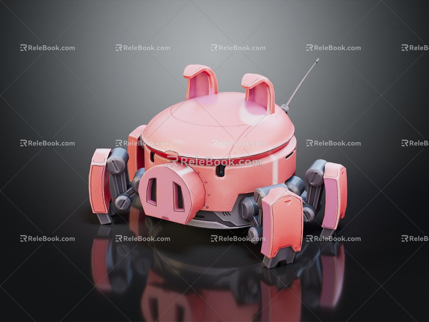 Modern Robot Piggy Robot Machine Pig 3d model