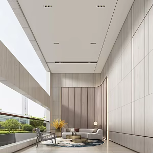 Lobby area 3d model