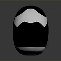 Military Weapon Tactical Helmet with Black Silver Reflective Surface and Modern Design