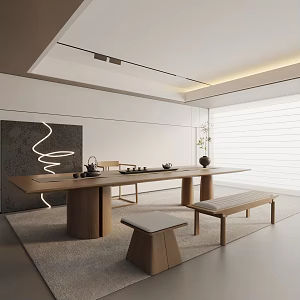 Modern Tea Room 3d model