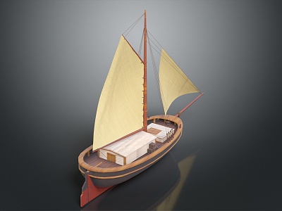 modern sailing ship ancient ship ancient warship large ancient ship ancient warship 3d model