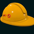 Shiny Yellow Safety Helmet For Workplace Construction Site Safety Protection