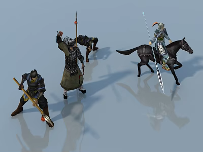 Ornaments scene 3d model