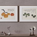 New Chinese Decorative Painting 3d model