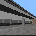 Modern Train Station Exterior Design With Green Plaza And Landscaped Gardens
