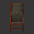 Comfortable Accent Chair With Red Frame Woven Texture And Curved Armrests