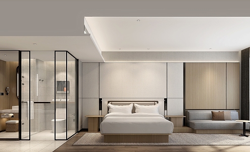 Hotel Rooms 3d model