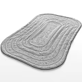 Square carpet 3d model