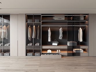 Modern wardrobe 3d model