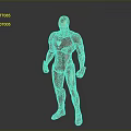 Red And Gold Iron Man Armor With Glowing Arc Reactor And Sleek Design