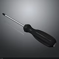High Quality Screwdriver Tool With Black Ergonomic Handle And Metal Shaft