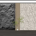 rubble background wall 3d model