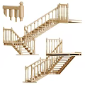 Various Wooden Stairs Designs With Handrails And Steps For Home Interiors