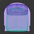 Stylish Wicker Leisure Chair With Comfortable Gray Cushion And Modern Design
