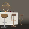 Bar bar drinks snacks drinks bar chair bar stool bar stool 3d model