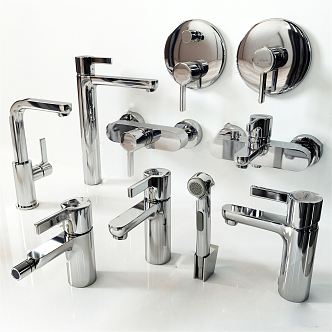 Modern faucet 3d model