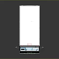 Small Green And White Bus With Multiple Windows Reflective Surface And Number 2 Design