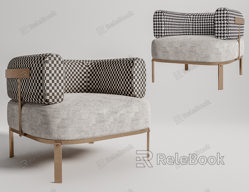 Modern Single Sofa Leisure Chair model