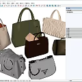 Fashionable Handbags Collection Including Tote Shoulder And Clutch Styles In Various Colors