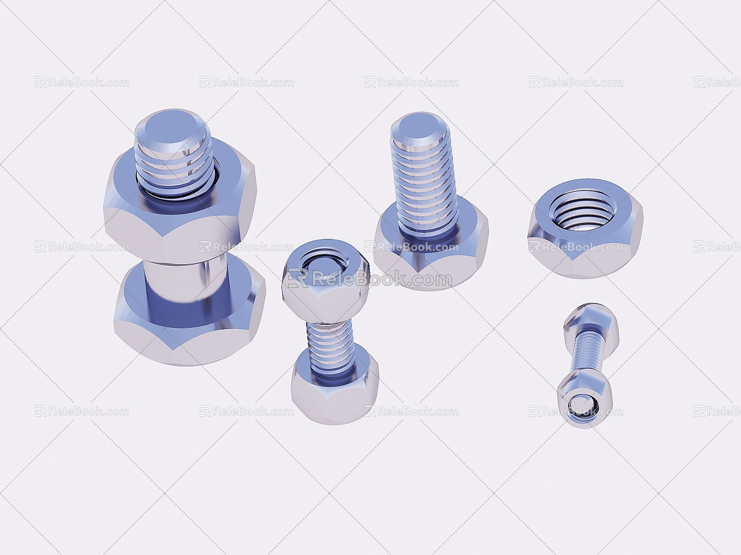 Screw Screw Cap Screw 3d model