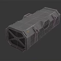 Heavy Duty Grey Metal Equipment Case With Locking Latches Reinforced Frame And Ventilation Grilles