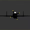 Sleek Blue Advanced Space Exploration Vehicle With American Star Logo And Propellers Design