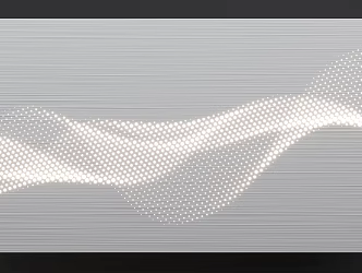 Modern punching plate map punching plate hollow aluminum plate 3d model