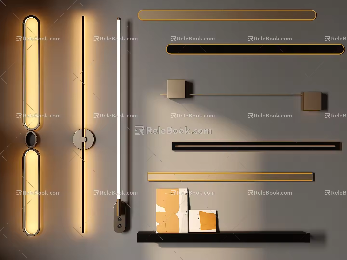 Partial Chinese Wall Lamp 3d model