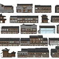 Traditional Chinese Ancient Architecture With Various Styles And Classic Roof Designs