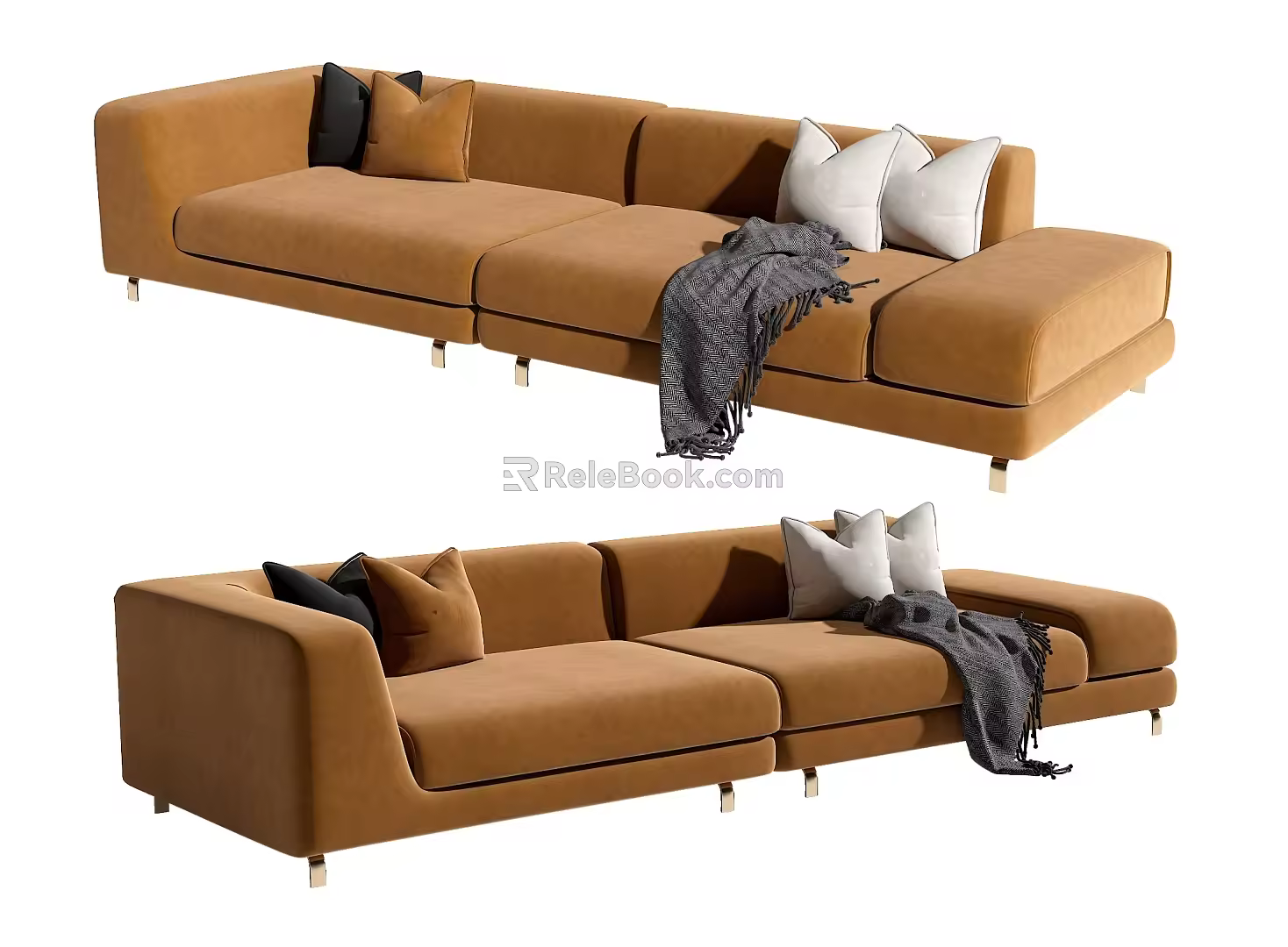 Modern Multiplayer Sofa 3d model