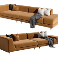 Modern Multiplayer Sofa 3d model