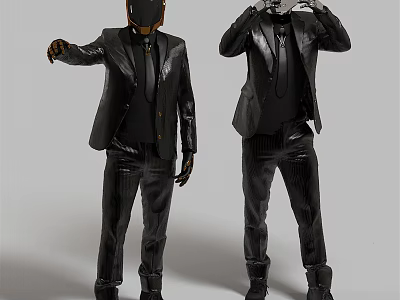 modern man 3d model