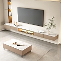 Modern TV Cabinet Coffee Table TV Cabinet 3d model