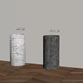 Wash table column basin column basin 3d model
