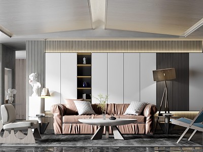 modern living room model